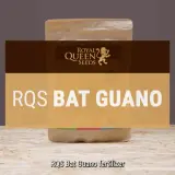 Sacchetto di fertilizzante RQS Bat Guano, un eccellente ammendante naturale derivato dalla cacca di pipistrello, ideale per nutrire le tue piante.