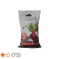 Sacco di fertilizzante BIOTRON S, 100% leonardite, per aumentare la fertilità del terreno e favorire lo sviluppo delle radici. Scheda tecnica del prodotto.