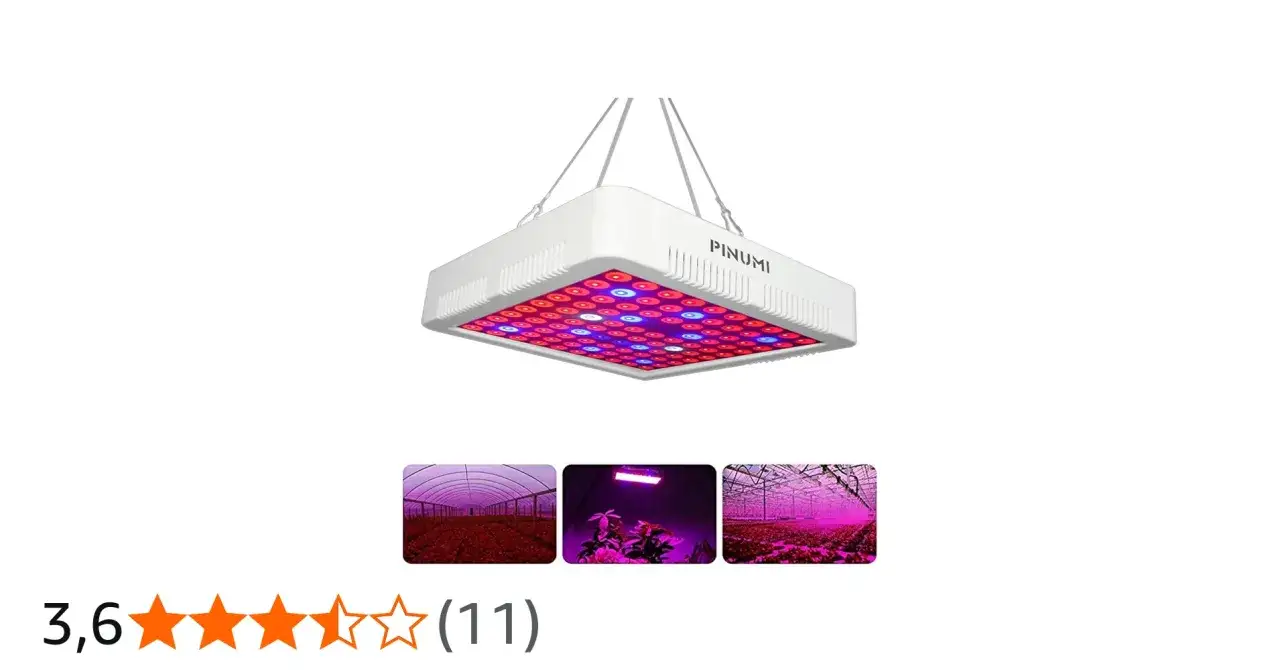 Lampada 600 watt per coltivazione indoor. Ideale per far crescere tante piante in serra o in casa, grazie alla sua luce LED full spectrum.
